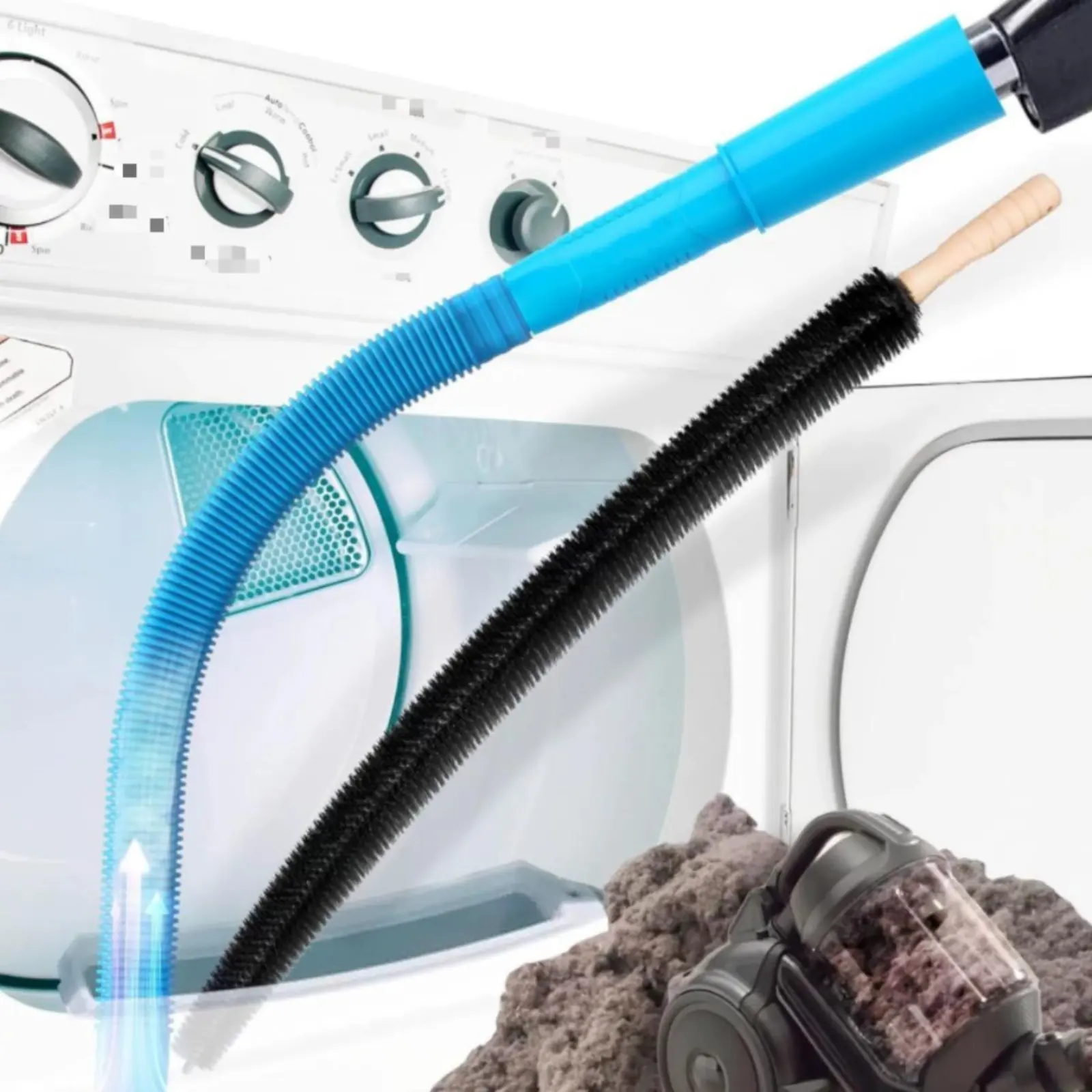 Dryer Vent Cleaning Kit Easy Lint Removal Flexible Vent Brush Set Dryer Duct Cleaning Brush Fire Hazard Reduction
Dryer Vent Cleaning Kit Easy Lint Removal Flexible Vent Brush Set Dryer Duct Cleaning Brush Fire Hazard Reduction