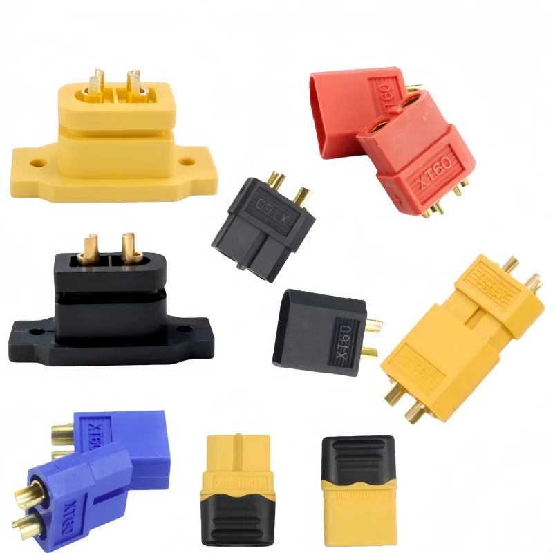 5pair / 5Pcs XT60 Series XT60 XT60E-F Female Plug Large Current Gold/Brass Ni Plated Connector Power Battery Connecting Adapter
5pair / 5Pcs XT60 Series XT60 XT60E-F Female Plug Large Current Gold/Brass Ni Plated Connector Power Battery Connecting Adapter