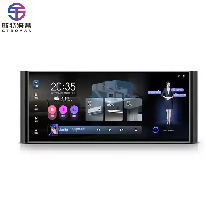 STLF 2025 New tuya Smart Home 12inch Control Panel Zigbee Gateway LCD Display Background Music Amplifier Speaker
STLF 2025 New tuya Smart Home 12inch Control Panel Zigbee Gateway LCD Display Background Music Amplifier Speaker