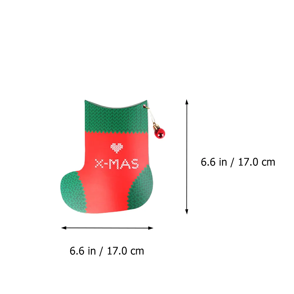 20Pcs Christmas Candy Boxes Paper Stocking Shape Creative Xmas Gift Boxes for Holiday Party Decoration Xmas Candy Case
20Pcs Christmas Candy Boxes Paper Stocking Shape Creative Xmas Gift Boxes for Holiday Party Decoration Xmas Candy Case