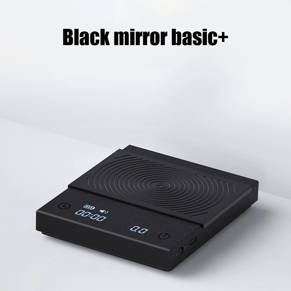 Black Mirror Electronic Coffee Scale Espresso Kitchen Scale With Auto Timer 0.1g / 2kg Kitchen Accessories USB Charging
Black Mirror Electronic Coffee Scale Espresso Kitchen Scale With Auto Timer 0.1g / 2kg Kitchen Accessories USB Charging