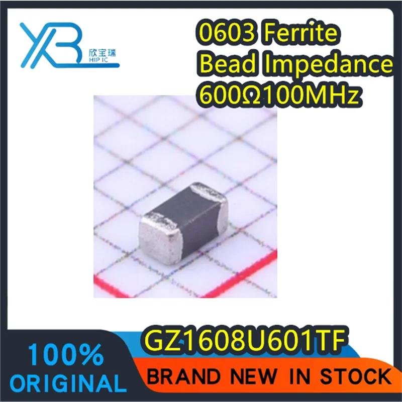 (30/300 pieces) GZ1608U601TF single channel 0603 magnetic bead impedance 600Ω@100MHz new original spot electronics
(30/300 pieces) GZ1608U601TF single channel 0603 magnetic bead impedance 600Ω@100MHz new original spot electronics