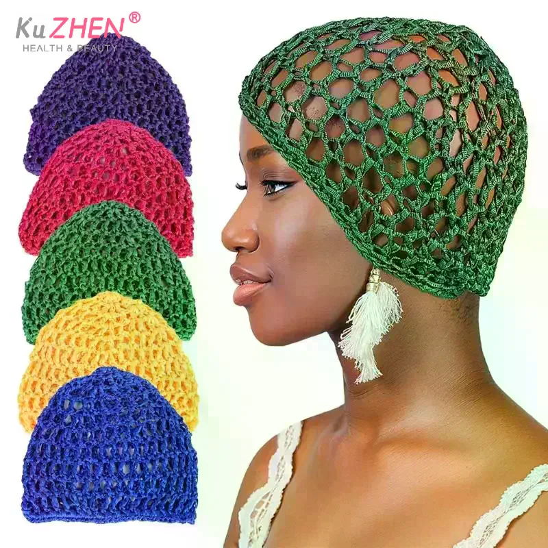 1PCS Hollow Mesh Crochet Hair Net Woven Hair Cap Bonnet Night Cap Sleep Cap For Women Wig Head Cover Accessories For Sleeping
1PCS Hollow Mesh Crochet Hair Net Woven Hair Cap Bonnet Night Cap Sleep Cap For Women Wig Head Cover Accessories For Sleeping