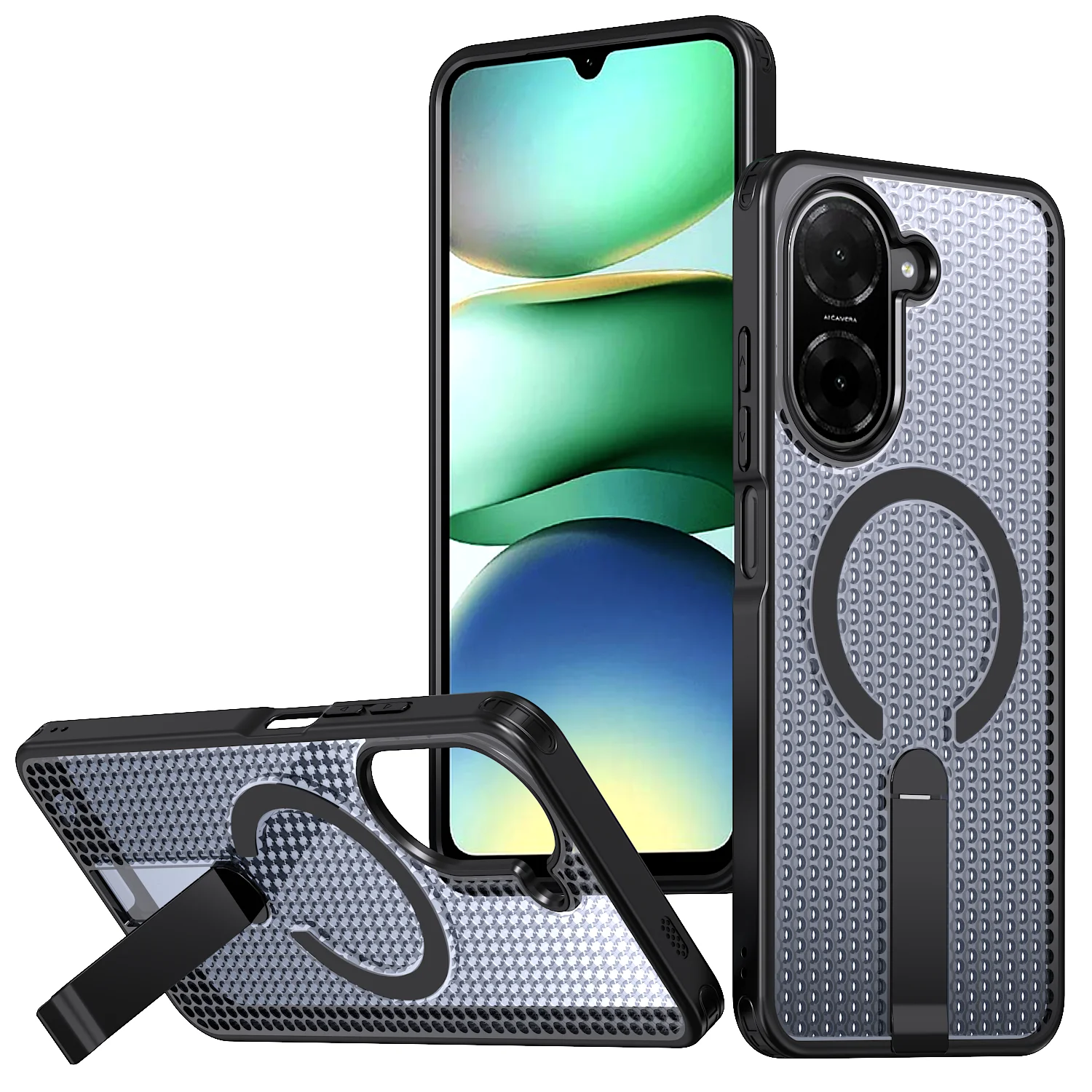 For Redmi A5 4G Xiaomi Poco C71 Case Magnetic Invisible Holder Honeycomb Heat Dissipation Shockproof Bumper Back Cover
For Redmi A5 4G Xiaomi Poco C71 Case Magnetic Invisible Holder Honeycomb Heat Dissipation Shockproof Bumper Back Cover