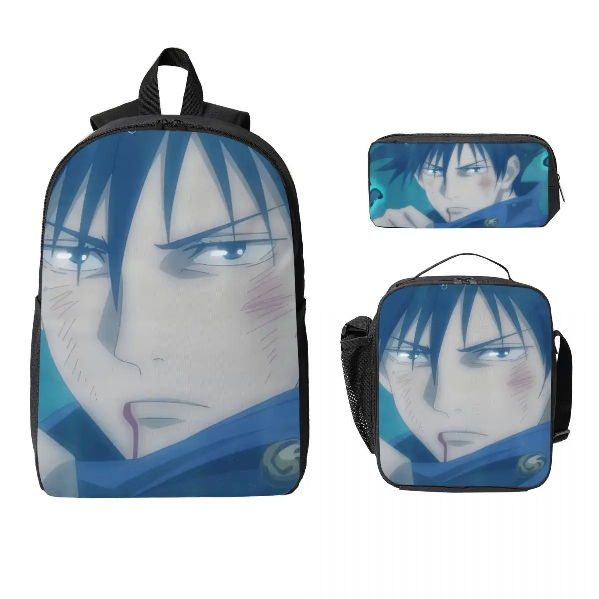 Megumi Besto Friendo Jujutsu Kaisen Sukuna аниме рюкзак студенческая сумка для книг школьная сумка 3 шт. изолированная сумка для обеда пенал
Megumi Besto Friendo Jujutsu Kaisen Sukuna аниме рюкзак студенческая сумка для книг школьная сумка 3 шт. изолированная сумка для обеда пенал