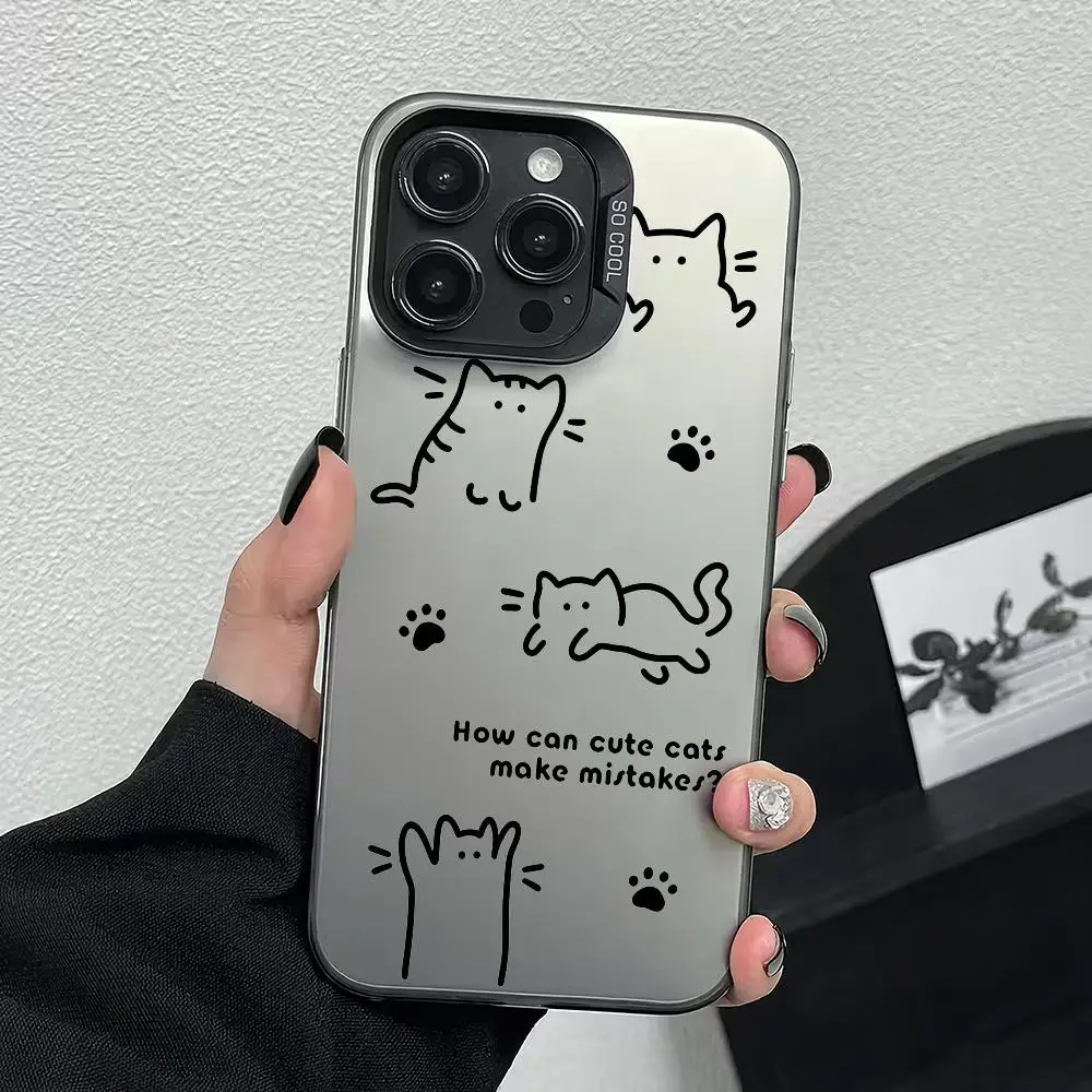 Simple cat design phone case suitable for iPhone 17 16 15 14 13 12 11 Pro/Max/Plus anti drop and shockproof back cover
Simple cat design phone case suitable for iPhone 17 16 15 14 13 12 11 Pro/Max/Plus anti drop and shockproof back cover