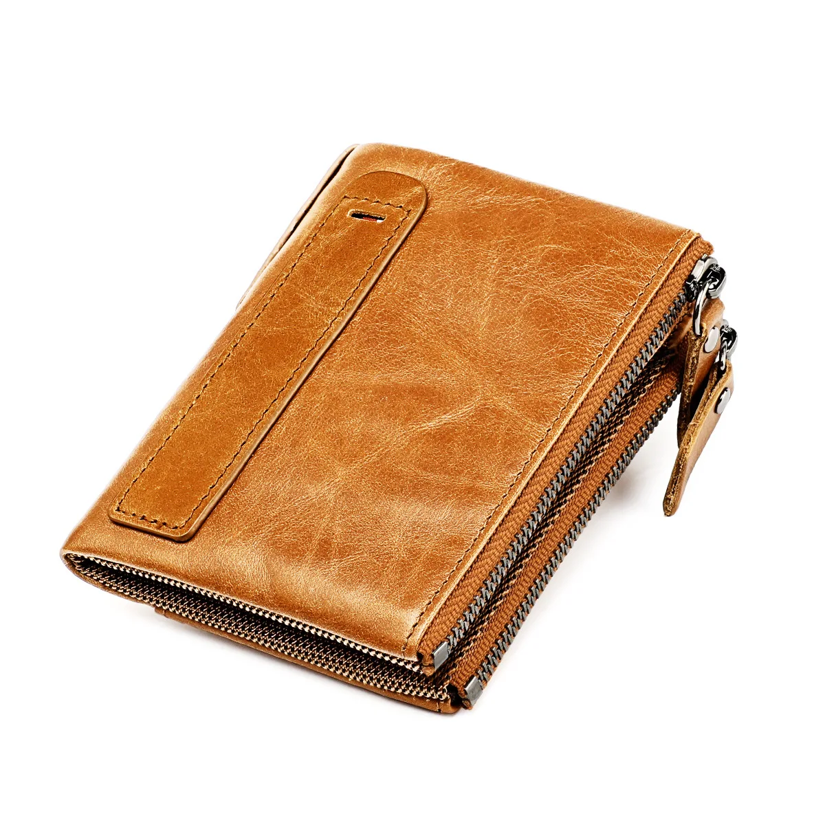 High Quality Women Wallets Men Genuine Leather Purse Large Capacity RFID Card Holder Three Zipper Pockets Short Coin Money Bag
High Quality Women Wallets Men Genuine Leather Purse Large Capacity RFID Card Holder Three Zipper Pockets Short Coin Money Bag