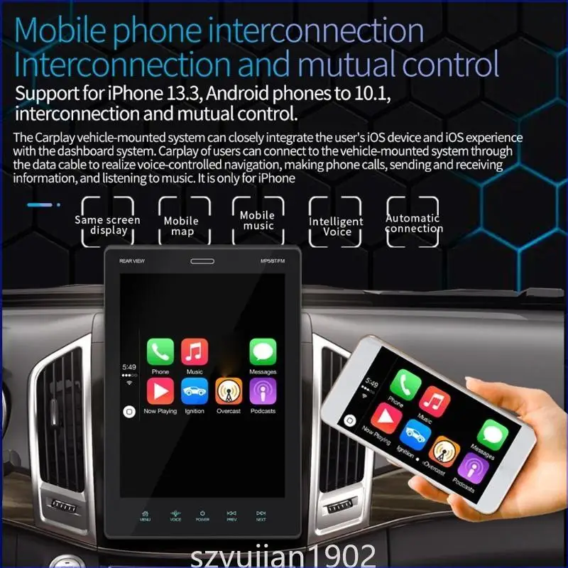 124B Double Din Car Multimedia Player Radio Touchscreen Digital LCD Monitor Bluetooth-compatible Handsfree FM Backup Camera
124B Double Din Car Multimedia Player Radio Touchscreen Digital LCD Monitor Bluetooth-compatible Handsfree FM Backup Camera