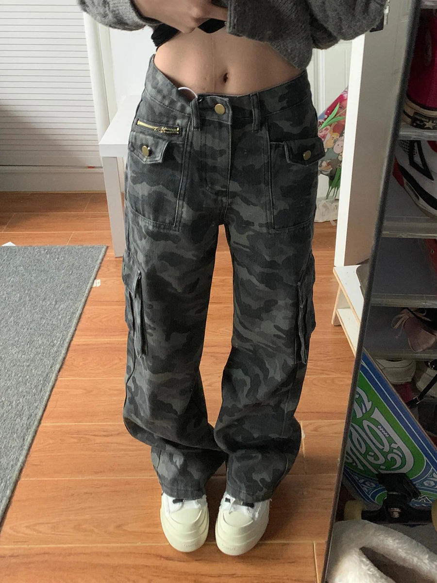 Camouflage Work Trousers Men's Spring Autumn American Sle Big ket Logging Straight Leg Long Trousers Military een
Camouflage Work Trousers Men's Spring Autumn American Sle Big ket Logging Straight Leg Long Trousers Military een