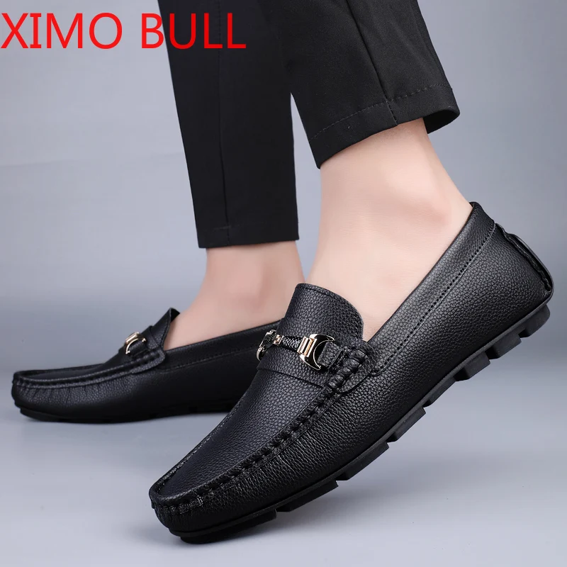 Мужская обувь из натуральной кожи, обувь ручной работы на плоской подошве для вождения, модельные деловые повседневные туфли без шнуровки, универсальные дышащие лоферы
Мужская обувь из натуральной кожи, обувь ручной работы на плоской подошве для вождения, модельные деловые повседневные туфли без шнуровки, универсальные дышащие лоферы