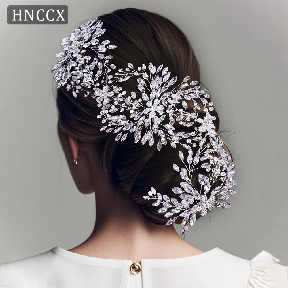 HNCCX Luxury Rhinestone Headband Silver Color Bride Headpieces Hair Accessories Alloy Flower Wedding Headdress Tiara CP390
HNCCX Luxury Rhinestone Headband Silver Color Bride Headpieces Hair Accessories Alloy Flower Wedding Headdress Tiara CP390