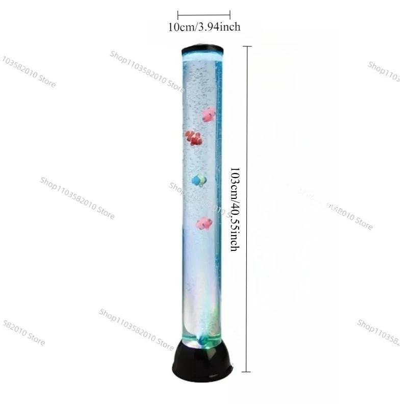 Color Changing Light Emitting Diode Light Bubble Column Novelty Bubble Fish Light Sensory Equipment Artificial Fish Decoration
Color Changing Light Emitting Diode Light Bubble Column Novelty Bubble Fish Light Sensory Equipment Artificial Fish Decoration