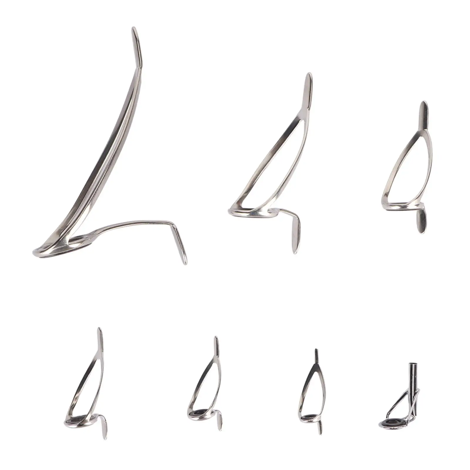 7 Sizes Double Leg Fishing Rod Guide Rings - Steel & Ceramic for freshwater & Saltwater
7 Sizes Double Leg Fishing Rod Guide Rings - Steel & Ceramic for freshwater & Saltwater
