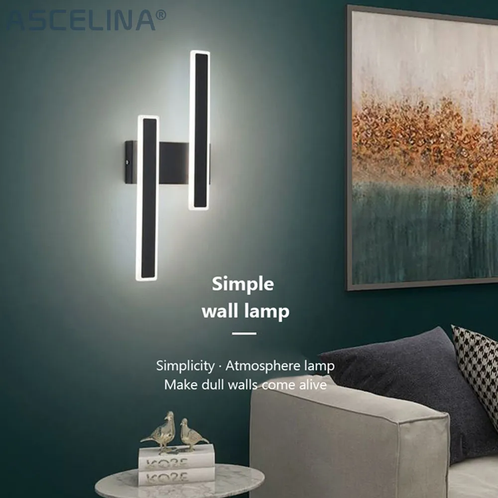 Nordic LED Wall Lamp Modern TV Wall Decor Light Living Room Sofa Bedroom Bedside Table Mirror Hotel Stairs Home Interior Sconces
Nordic LED Wall Lamp Modern TV Wall Decor Light Living Room Sofa Bedroom Bedside Table Mirror Hotel Stairs Home Interior Sconces