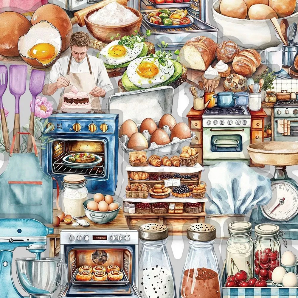 10/30/50pcs Transparent Baking Cartoon Food Aesthetic Stickers Decals DIY Laptop Phone Fridge Diary Decoration Sticker Kids Toys
10/30/50pcs Transparent Baking Cartoon Food Aesthetic Stickers Decals DIY Laptop Phone Fridge Diary Decoration Sticker Kids Toys