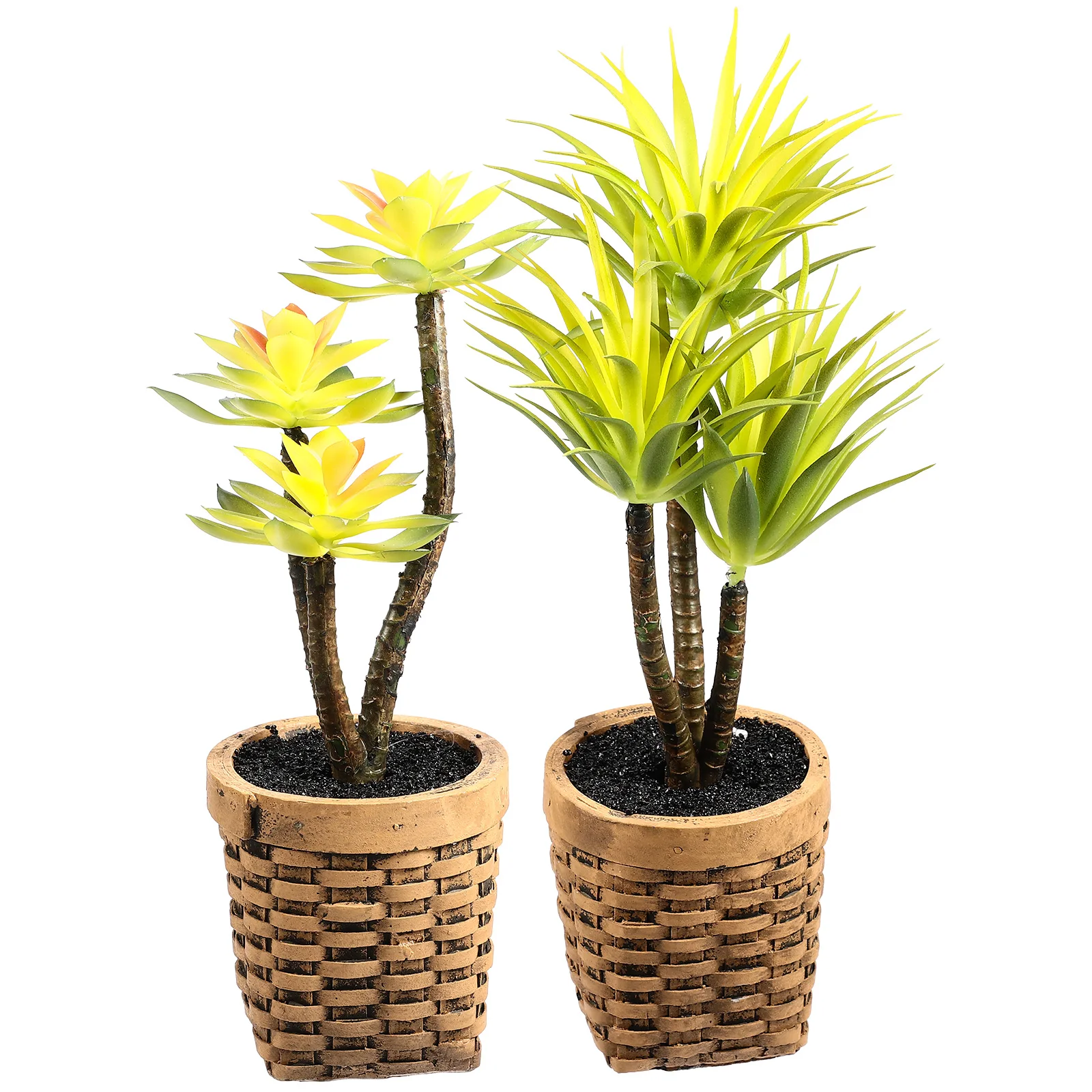 2pcs Simulation Succulent Potted Plant Artificial Cement Flower Fake Bonsai Decor Home Ornament Desktop Faux Greenery Lifelike
2pcs Simulation Succulent Potted Plant Artificial Cement Flower Fake Bonsai Decor Home Ornament Desktop Faux Greenery Lifelike