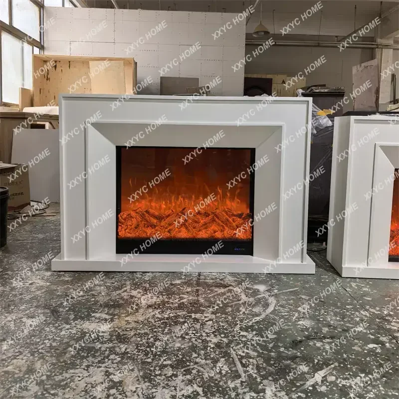 X25 Cream Wind White Solid Wood Fireplace Living Room Decoration Electronic Simulation Flame Storage Porch Rack
X25 Cream Wind White Solid Wood Fireplace Living Room Decoration Electronic Simulation Flame Storage Porch Rack