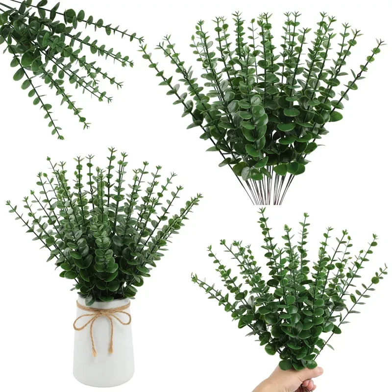 24Pcs Artificial Eucalyptus Leaves Branches Faux Money Leaf Stems for Wedding Home Decor DIY Flower Arrangement
24Pcs Artificial Eucalyptus Leaves Branches Faux Money Leaf Stems for Wedding Home Decor DIY Flower Arrangement