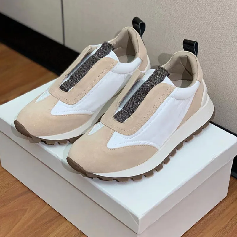 2024 Casual Sneakers Women Outdoors Running Shoes Round Toe Slip-On String Bead Flat Shoes Woman Comfort Women's Sports Shoes
2024 Casual Sneakers Women Outdoors Running Shoes Round Toe Slip-On String Bead Flat Shoes Woman Comfort Women's Sports Shoes