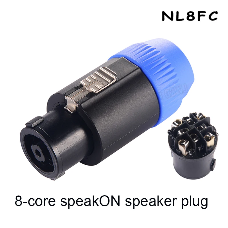 1 PCS NL8FC 4/8 Core Audio Professional Plug Connector 8 Core Amplifier Connector Adapter NL4MP 4 Core Speaker Plug Socket
1 PCS NL8FC 4/8 Core Audio Professional Plug Connector 8 Core Amplifier Connector Adapter NL4MP 4 Core Speaker Plug Socket