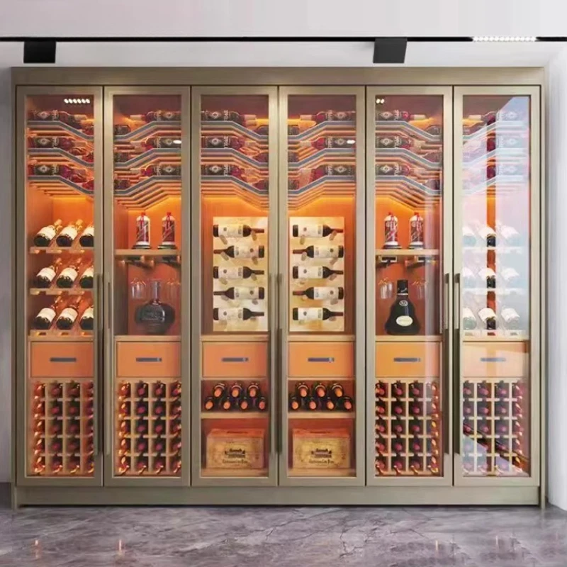 Home Furniture Wine Bar Cabinet Wine Rack Modern Glass Display Cabinet Furniture Solid Wood Wine Cabinet Display
Home Furniture Wine Bar Cabinet Wine Rack Modern Glass Display Cabinet Furniture Solid Wood Wine Cabinet Display
