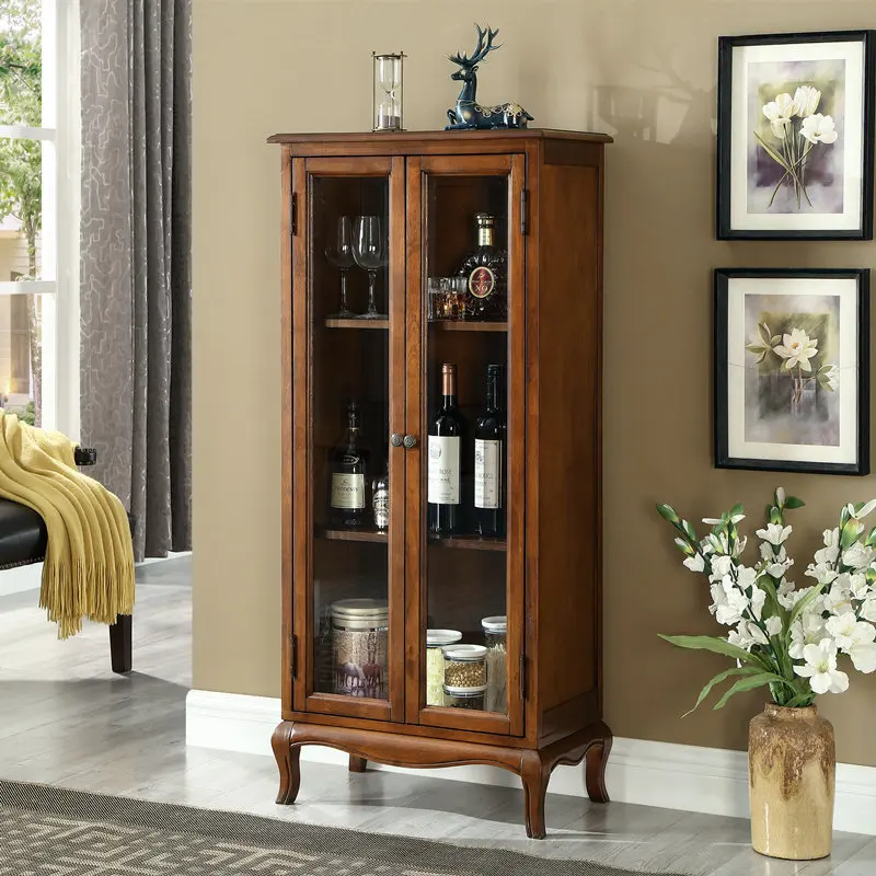 Single door American solid wood bookcase with door glass door combination simple bookcase living room locker TV side cabinet win
Single door American solid wood bookcase with door glass door combination simple bookcase living room locker TV side cabinet win