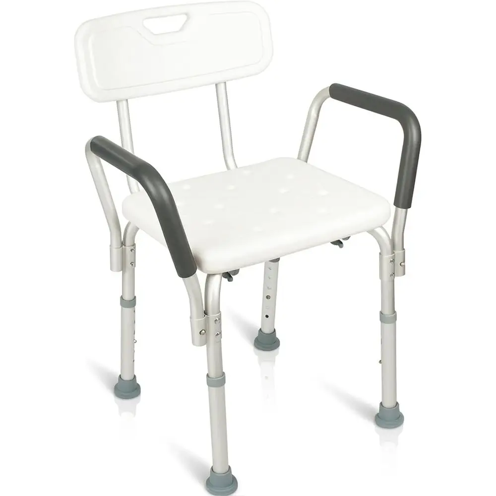 Adjustable Shower Chair with Arms and Back Support for Small Spaces, Medical Grade, Safe for Bathtub Use
Adjustable Shower Chair with Arms and Back Support for Small Spaces, Medical Grade, Safe for Bathtub Use