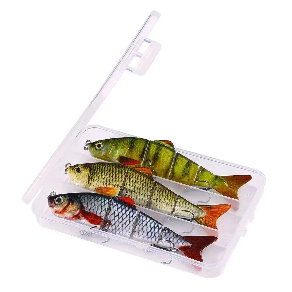 3pcs Multi-Jointed Swimbait All Water Depth Lifelike Fishing Lure 12cm 16.8g
3pcs Multi-Jointed Swimbait All Water Depth Lifelike Fishing Lure 12cm 16.8g