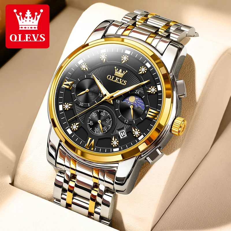 OLEVS Brand Watch Trendy Personalized Fashion Waterproof Luminous Quartz Men's Watch 2951
OLEVS Brand Watch Trendy Personalized Fashion Waterproof Luminous Quartz Men's Watch 2951