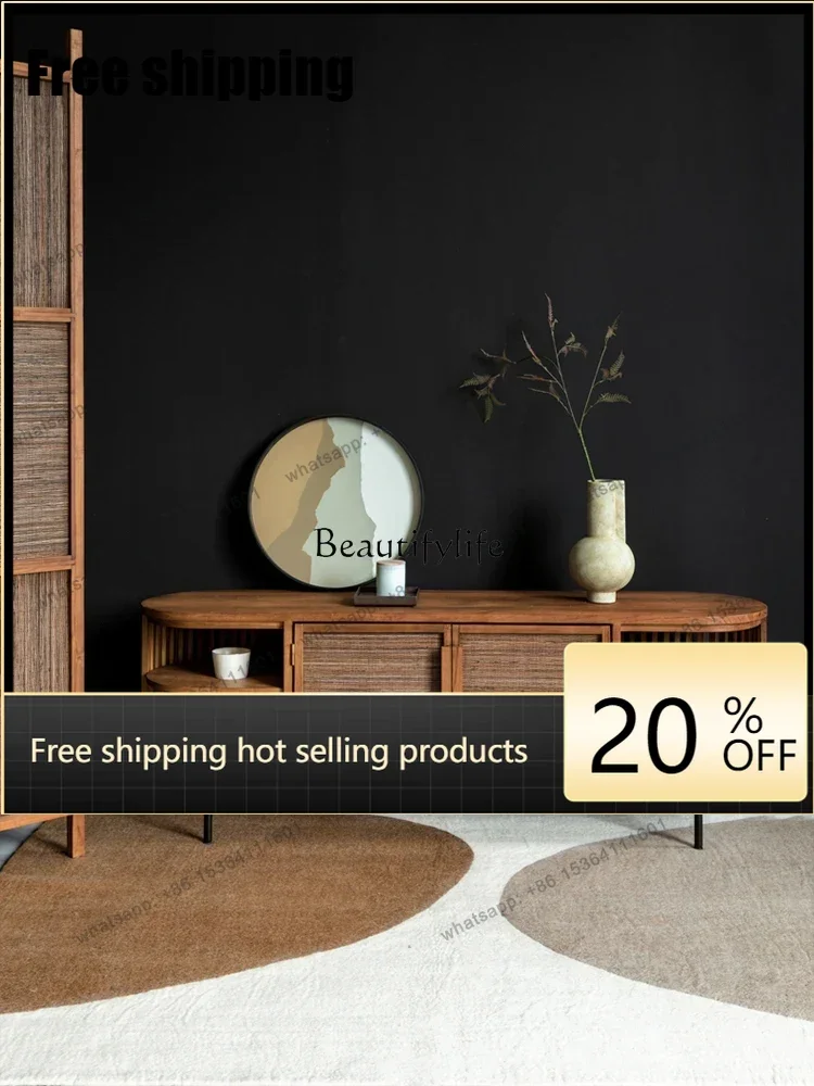 X4 Solid Wood Old Teak TV Stand Small Apartment Living Room Hand-Woven Palm Leaf
X4 Solid Wood Old Teak TV Stand Small Apartment Living Room Hand-Woven Palm Leaf