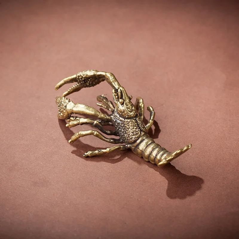 1Pcs Brass Lobster Statue Copper Carving Crafts Desktop Decoration Tea Pet Decoration Souvenirs Retro Home Decoration Gifts
1Pcs Brass Lobster Statue Copper Carving Crafts Desktop Decoration Tea Pet Decoration Souvenirs Retro Home Decoration Gifts
