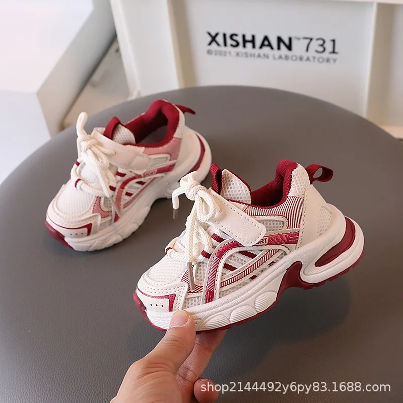 Spring Children Non-Slip Running Shoes Thick-Soled Student Casual Shoes Kids Soft-Soled Dad Sneakers Boy Girl Mesh Sports Shoes
Spring Children Non-Slip Running Shoes Thick-Soled Student Casual Shoes Kids Soft-Soled Dad Sneakers Boy Girl Mesh Sports Shoes