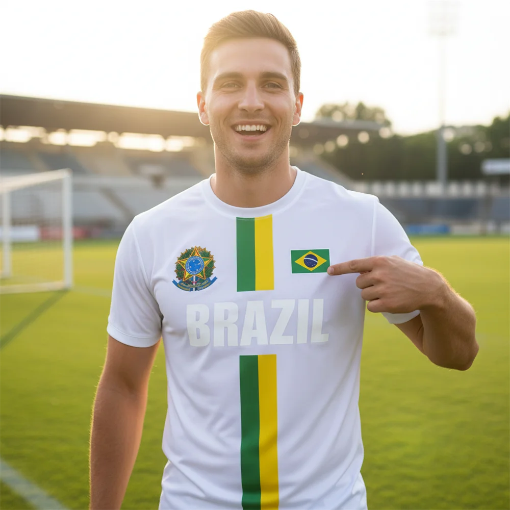 2026 New Design Football Jersey Training Top Brazil Flag Stripe Maillot Football Jersey Outdoor Quick-drying Sports Tee T-shirts
2026 New Design Football Jersey Training Top Brazil Flag Stripe Maillot Football Jersey Outdoor Quick-drying Sports Tee T-shirts