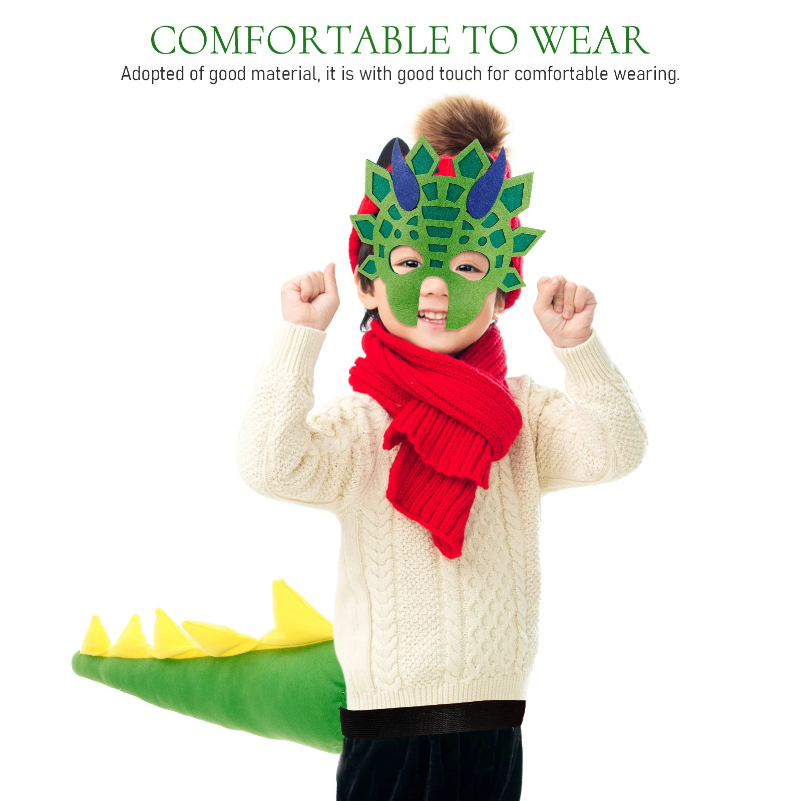 1Set Children Dinosaur Mask Tail Set Colorful Costume Accessories Kids Cosplay Party Photo Props Halloween Dinosaur Mask
1Set Children Dinosaur Mask Tail Set Colorful Costume Accessories Kids Cosplay Party Photo Props Halloween Dinosaur Mask