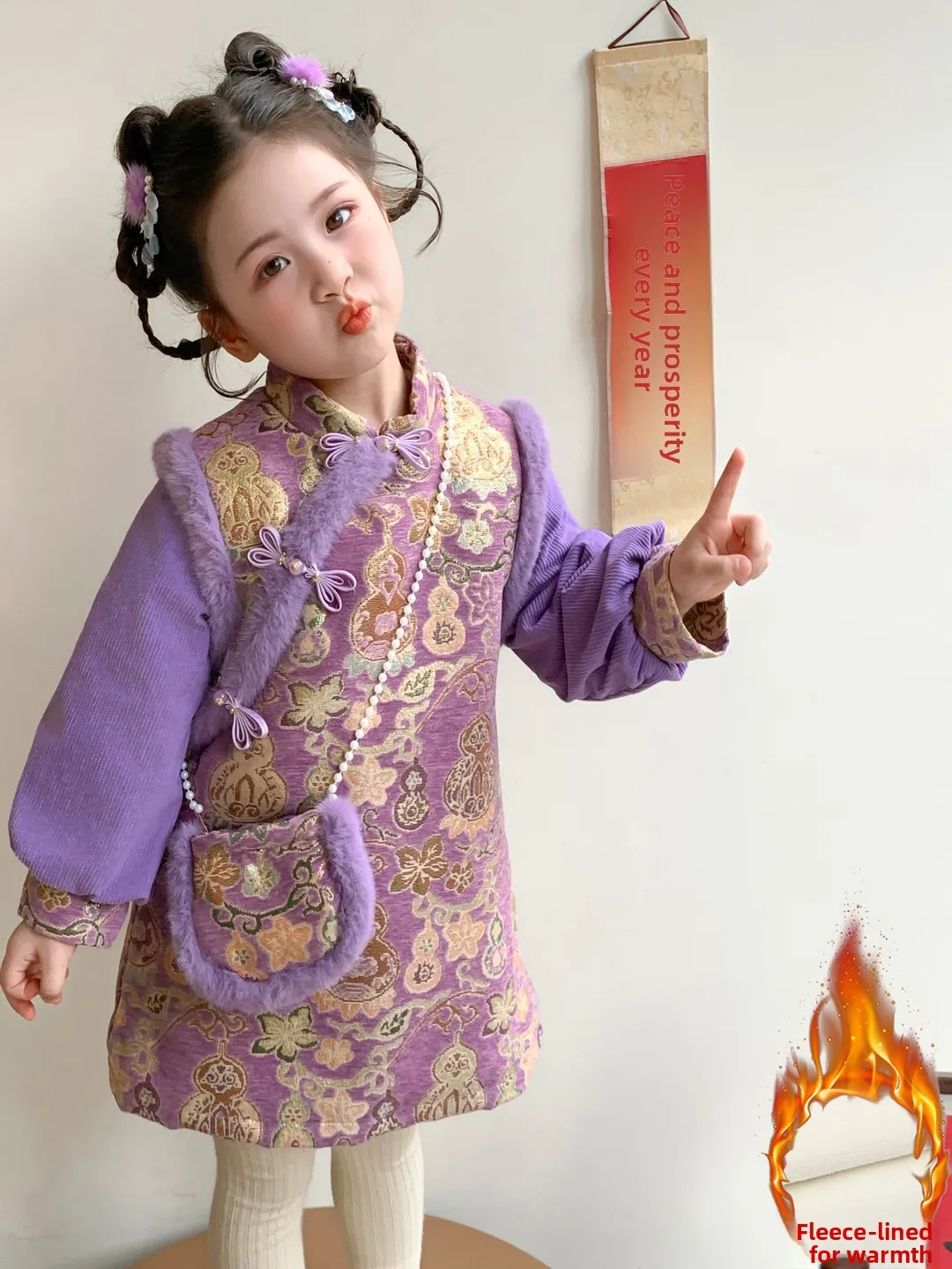 Новинка зимы 2025 года, традиционный китайский новогодний костюм для девочек Dr с цветочной вышивкой на подкладке, D...
Новинка зимы 2025 года, традиционный китайский новогодний костюм для девочек Dr с цветочной вышивкой на подкладке, D...