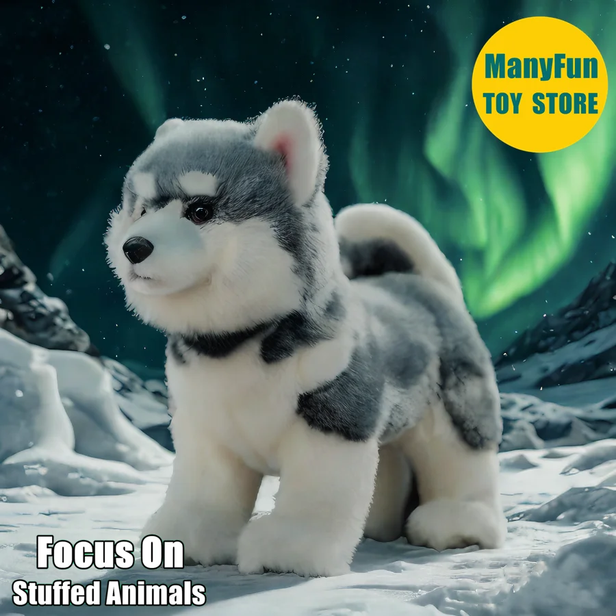 Realistic Alaskan Malamute Plush Toy - Lifelike Siberian Husky Stuffed Animal, Inuit Sled Dog Plushie, Eskimo Dog Doll Collector
Realistic Alaskan Malamute Plush Toy - Lifelike Siberian Husky Stuffed Animal, Inuit Sled Dog Plushie, Eskimo Dog Doll Collector