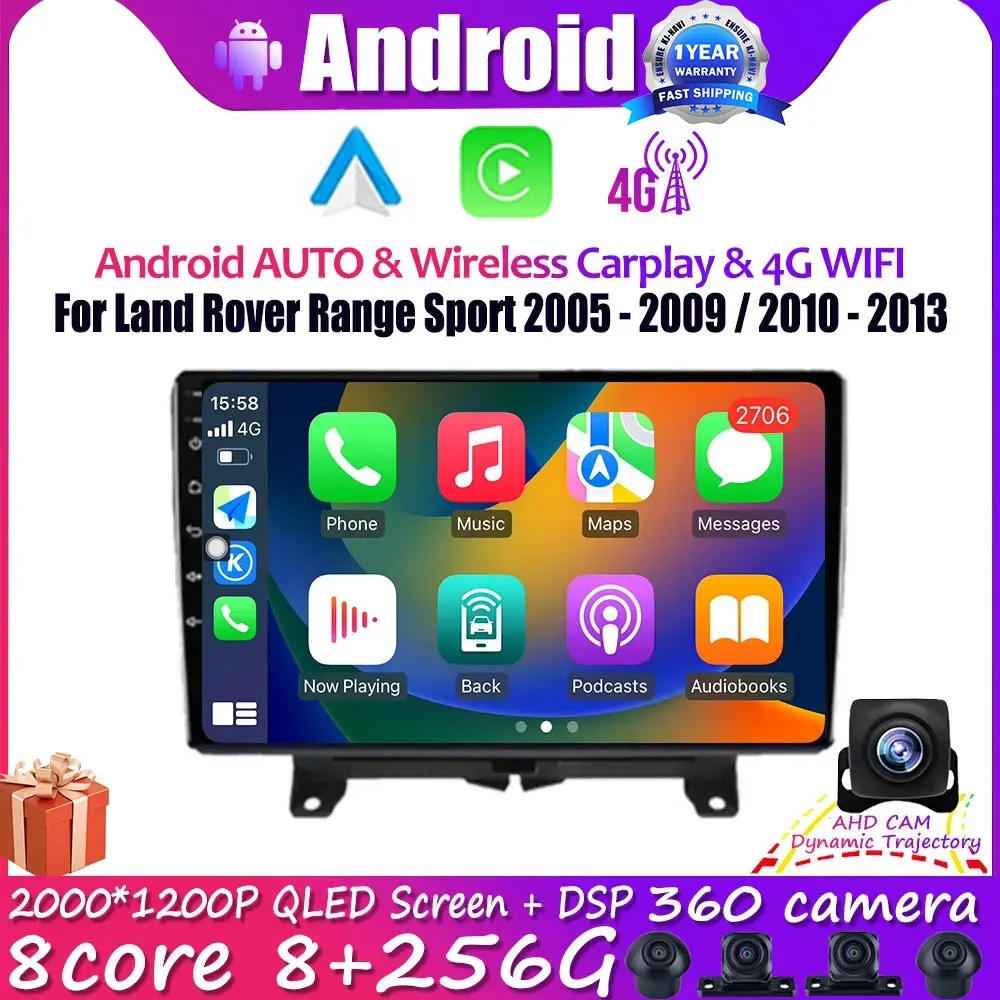 Android 14 For Land Rover Range Sport 2005 - 2009 Monitor Multimedia Car GPS Navigation Radio Video Player
Android 14 For Land Rover Range Sport 2005 - 2009 Monitor Multimedia Car GPS Navigation Radio Video Player