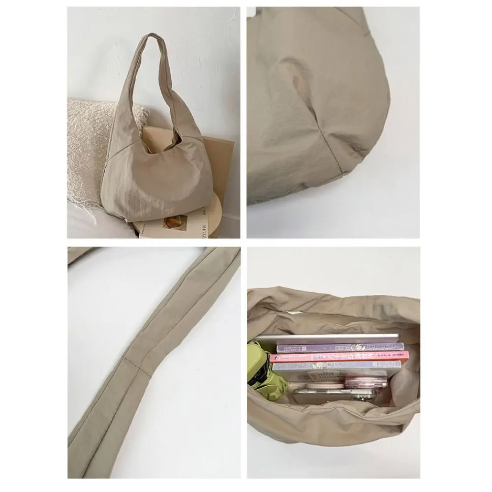 Candy Color Nylon Shoulder Bag Quick-dry Large Capacity Casual Tote Bag Solid Color Korean Style Japanese Style Shoulder Bag
Candy Color Nylon Shoulder Bag Quick-dry Large Capacity Casual Tote Bag Solid Color Korean Style Japanese Style Shoulder Bag