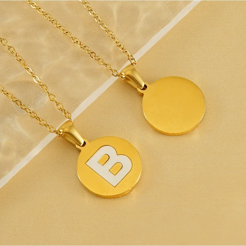 Stainless Steel Letter Pendant, Women's Versatile Fashion Plated Non-fading Necklace Jewelry
Stainless Steel Letter Pendant, Women's Versatile Fashion Plated Non-fading Necklace Jewelry