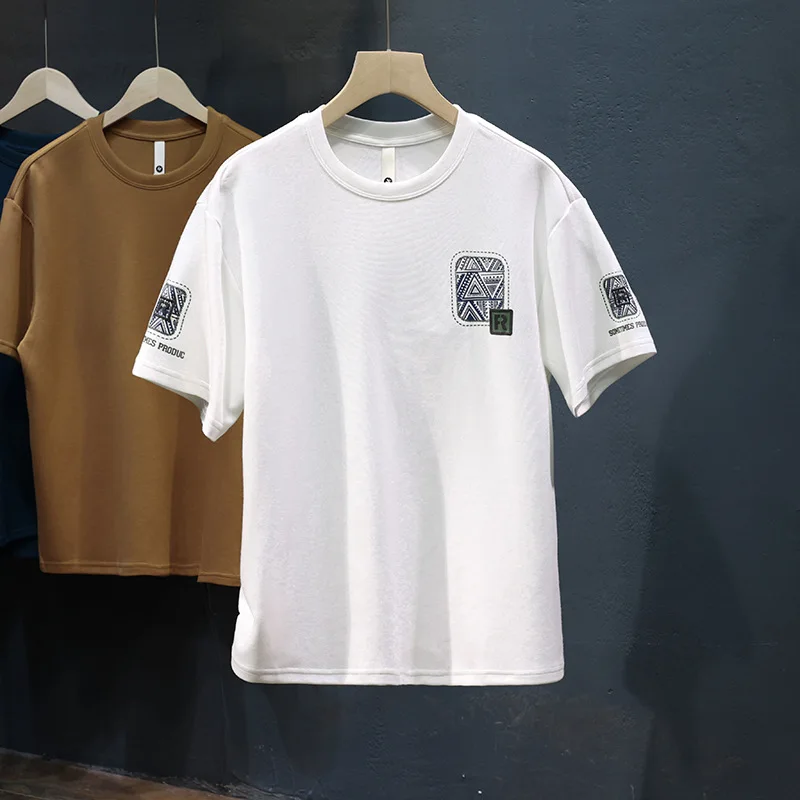2024 Summer New Loose Youth Fashion Fashion Brand Short Sleeve T-Shirt Men's Sweat-Absorbent Breathable Street Casual Top
2024 Summer New Loose Youth Fashion Fashion Brand Short Sleeve T-Shirt Men's Sweat-Absorbent Breathable Street Casual Top