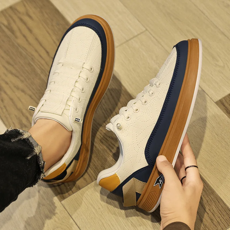 Fashion Men's Shoes 2025 New Korean Edition Sports Leisure Board Shoes Youth Thick Soled Trendy Leisure Shoes Zapatos De Hombre
Fashion Men's Shoes 2025 New Korean Edition Sports Leisure Board Shoes Youth Thick Soled Trendy Leisure Shoes Zapatos De Hombre