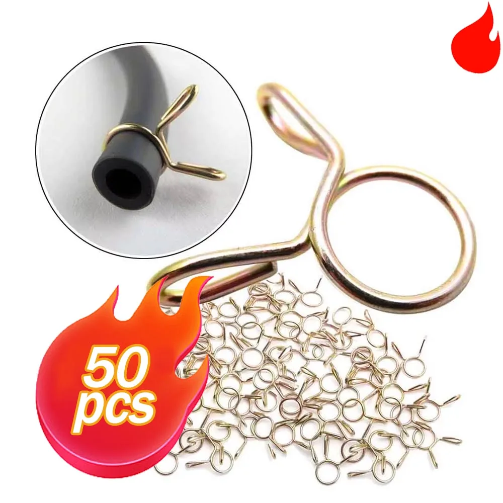 50/40/30/20/10pcs 8mm Oil Hose Clamps Motorcycle Scooter ATV Moped Fuel Line Hose Tubing Spring Clips Clamp
50/40/30/20/10pcs 8mm Oil Hose Clamps Motorcycle Scooter ATV Moped Fuel Line Hose Tubing Spring Clips Clamp