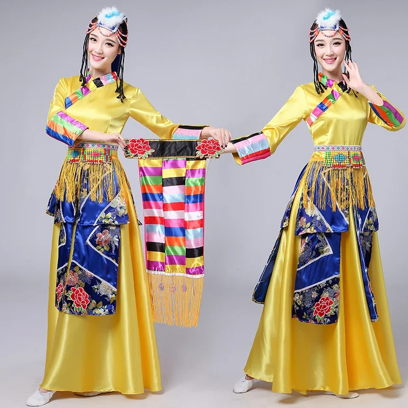 Tibetan Dai Tiantou Dance Performance Costume Professional 3-Piece Set
Tibetan Dai Tiantou Dance Performance Costume Professional 3-Piece Set