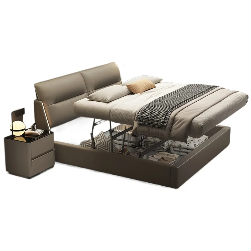xx- Brown Double Bed Decoration Minimalist Japanese Modern Double Bed Frame Storage Pliable Cama Matrimonial Furniture Home^
xx- Brown Double Bed Decoration Minimalist Japanese Modern Double Bed Frame Storage Pliable Cama Matrimonial Furniture Home^