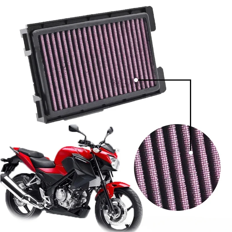 Motorcycle Air Filter For Honda CBR250R CBR300R CB300F/ABS Washable Reusable Engine Maintenance Replacement Parts
Motorcycle Air Filter For Honda CBR250R CBR300R CB300F/ABS Washable Reusable Engine Maintenance Replacement Parts