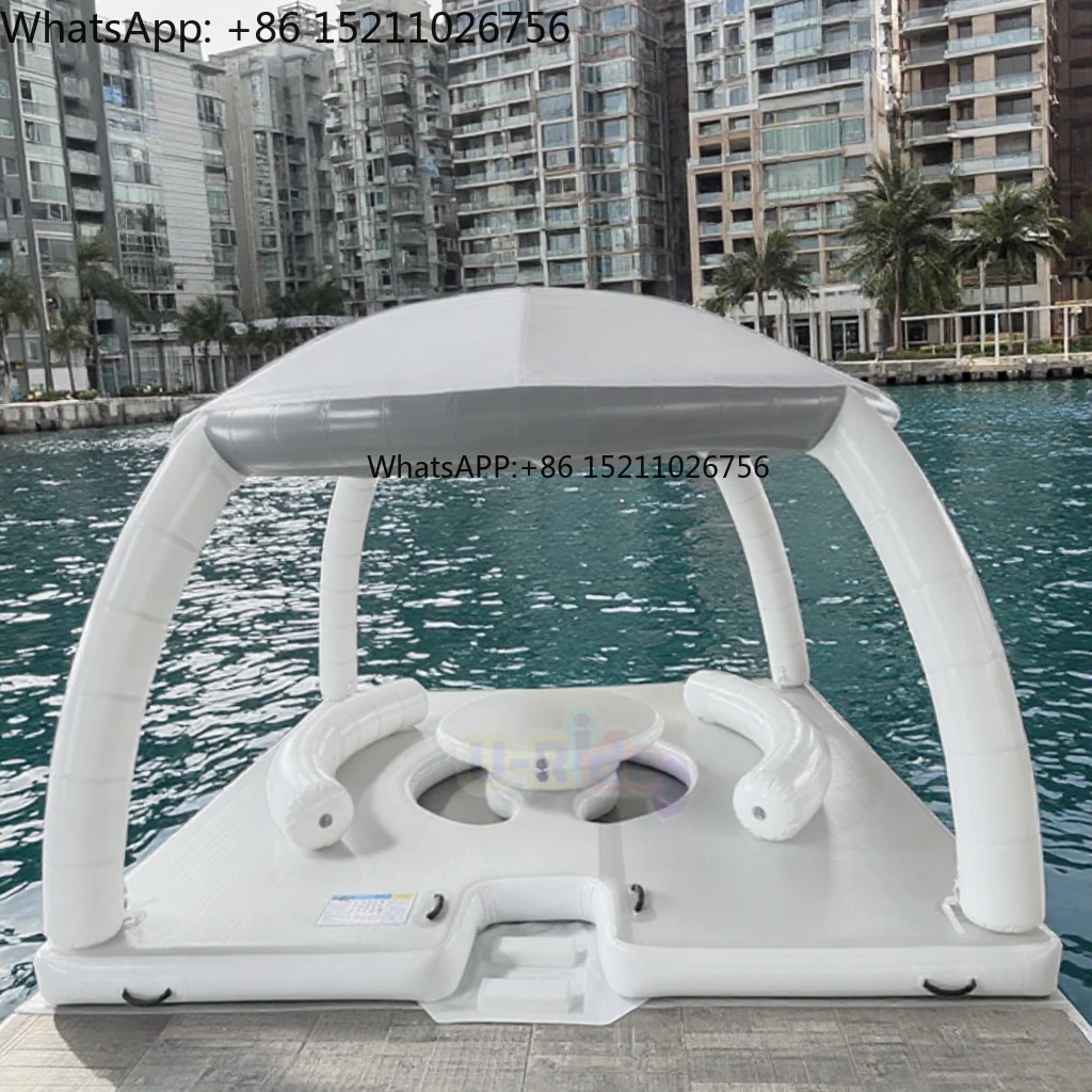 Water Party Inflatable Floating Boat Dock air Platform Sofa Boat Inflatable Floating Leisure Platform Floating Dock with Tent
Water Party Inflatable Floating Boat Dock air Platform Sofa Boat Inflatable Floating Leisure Platform Floating Dock with Tent
