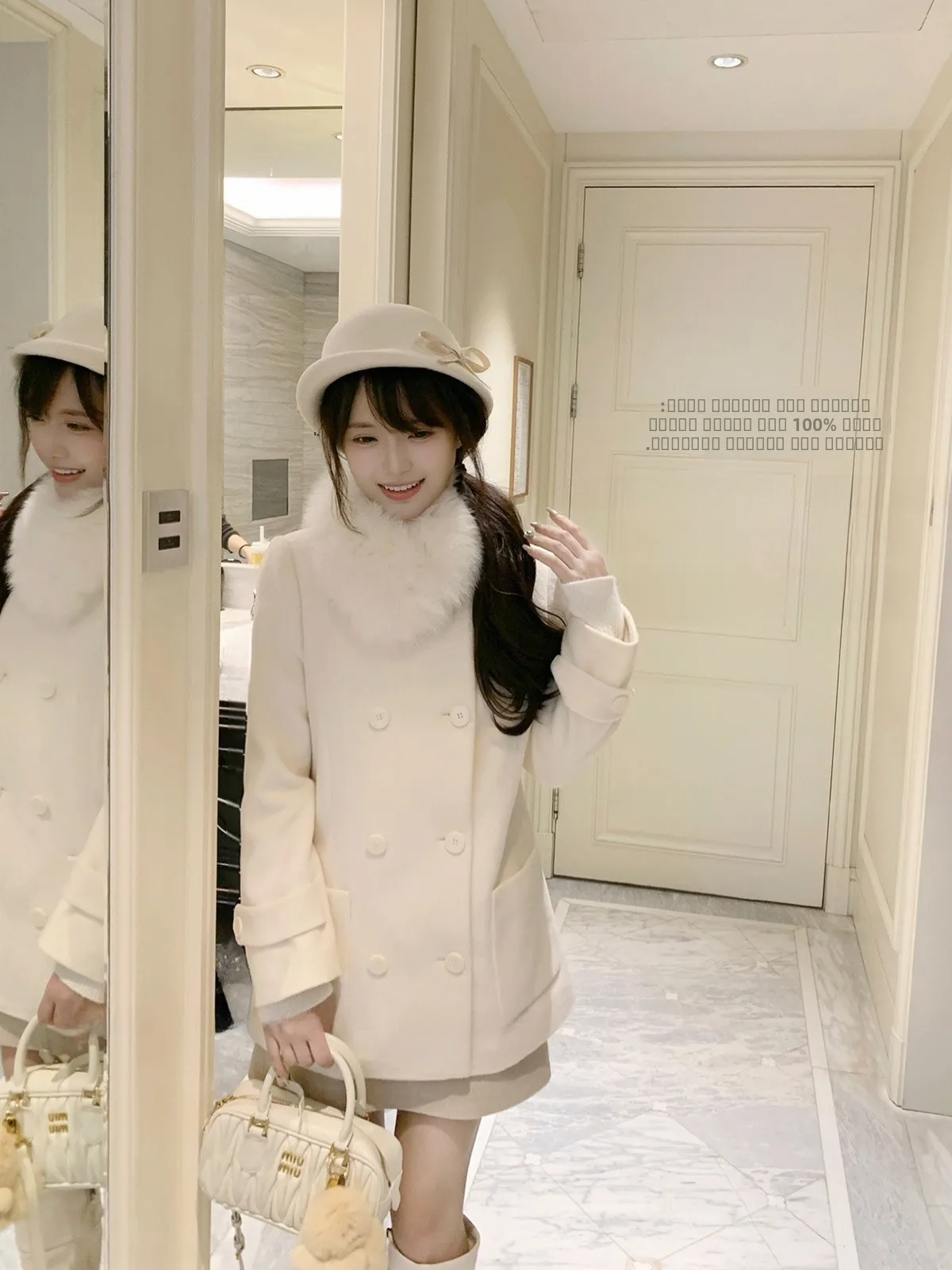 Rosewth 00% Wool Fur Collar Mid-Length Women's Coat Commute Sle Loose Fit Long Sve Color Winter Outerwear
Rosewth 00% Wool Fur Collar Mid-Length Women's Coat Commute Sle Loose Fit Long Sve Color Winter Outerwear