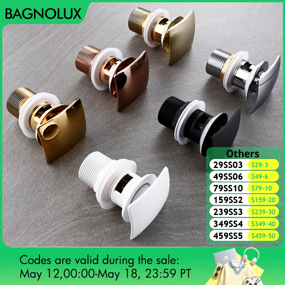 Bagnolux Gold Black White Brass Basin Sink Pop-Up Drainage Square Antifouling Easy To Clean Kitchen Pipe Bathroom Accessories
Bagnolux Gold Black White Brass Basin Sink Pop-Up Drainage Square Antifouling Easy To Clean Kitchen Pipe Bathroom Accessories