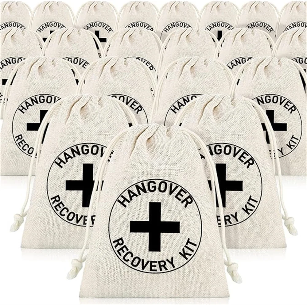 20 Pack Hangover Bag Gift Bags Bachelor Party Decorations Bachelor Party Favors Bachelorette Bridal Shower Pouches with Drawstri
20 Pack Hangover Bag Gift Bags Bachelor Party Decorations Bachelor Party Favors Bachelorette Bridal Shower Pouches with Drawstri