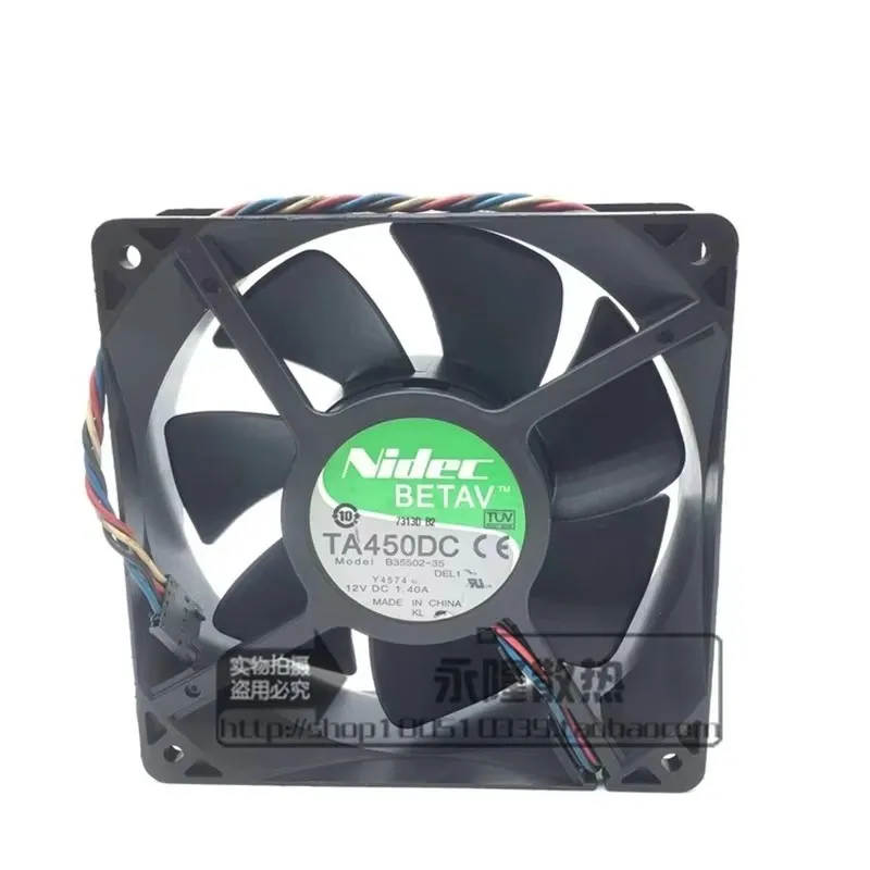 Original 120 * 120 * 38MM CPU chassis, speed regulation, durable heat dissipation fan B35502-35 12V 1.4A 12cm, large air volume
Original 120 * 120 * 38MM CPU chassis, speed regulation, durable heat dissipation fan B35502-35 12V 1.4A 12cm, large air volume